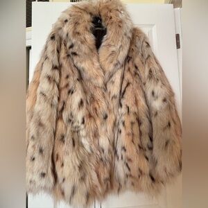 Women's Real Fox Reversible Fur Coat - never worn